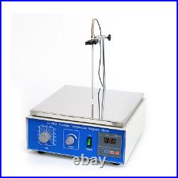 10L Digital Display Constant Temperature Magnetic Hotplate Stirrer Set Low Noise