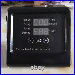 110V Digital Dual Display Control Box Temperature Time for Heat Press Machine