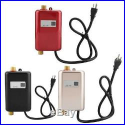 110V Mini Instant Electric Tankless Hot Water Heater Shower Kitchen Bathroom USA