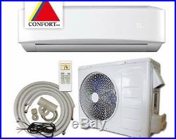 12,000 BTU Ductlless AC Air Conditioner, Heat Pump Mini split 220V 1 Ton
