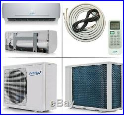 12000 BTU 21 SEER Ductless Mini Split Air Conditioner Heat Pump AirCon 1 Ton AC
