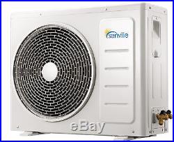 12000 BTU Mini Split Air Conditioner with Heat Pump Remote and Installation Kit