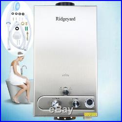 12L Lpg Propane Gas Tankless Hot Water Heater 24Kw 3.2Gpm Instant Bath Boiler