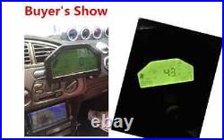 12V Car Race Dash Digital LCD Display Gauge Meter Full Sensor Set 9000RPM DO904