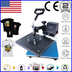 12x9 SWING AWAY Digital Heat Press Machine T-Shirts Sublimation DIY Transfer