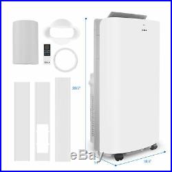 14,000 BTU Portable Air Conditioner Dehumidifier Heater Cooling A/C LED + Remote
