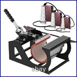 15x15 8IN1 Combo T-Shirt Heat Press Transfer Machine Sublimation Swing Away US