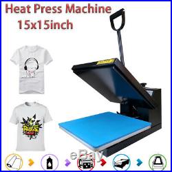15x15 Clamshell Machine Transfer Digital Sublimation Heat Press for T-Shirt US