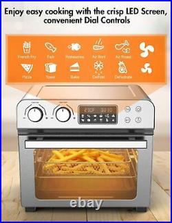 1700W Large Air Fryer Convection Toaster Oven 24 QT/6 Slices ETL Certification