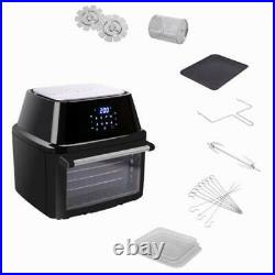 1800W Power Air Fryer Oven All-In-One 16L XL Dehydrator Grill Rotisserie 16.9QT