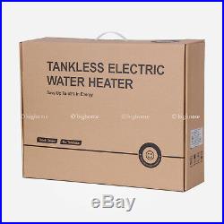 18KW Tankless Electric Hot Water Heater Residential Bathroom Shower Instant Heat