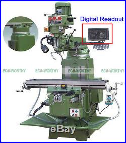 2 Axis Digital Display Readout DRO 2 Linear Scale Travel Mill Milling Machine