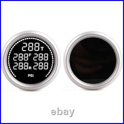 2 Digital Display Car Measure Batterie Temp Pneumatic Shock Absorber Barometer