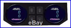 2 Dual Digital Display 200psi Air Gauges & Panel Four Switch Air Ride Suspension