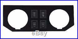 2 Dual Digital Display 200psi Air Gauges & Panel Four Switch Air Ride Suspension
