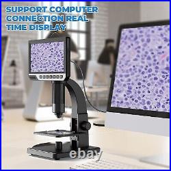 2000X LCD Digital Microscope 1080P Microscope Display Biological with Screen