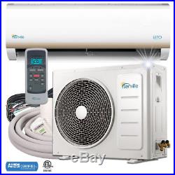 24000 BTU Ductless AC Mini Split Air Conditioner and Heat Pump 15 SEER 2 TON