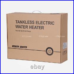 27KW Tankless Electric Heater Whole House On Demand Hot Water LED Touch 240V