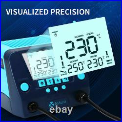2in1 SMD Soldering Iron Rework Station Hot&Air Gun LCD Digital Display 560With110V