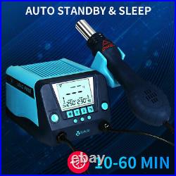 2in1 SMD Soldering Iron Rework Station Hot&Air Gun LCD Digital Display 560With110V