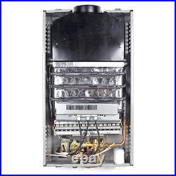 3.2GPM Water Heater 12L LPG Propane Gas Tankless Instant Boiler Digital Display