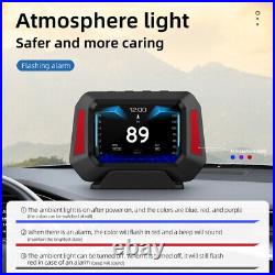 3.5'' HUD Head-up Display OBD GPS Car Digital Display Speed Voltage Projector
