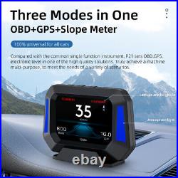 3.5'' HUD Head-up Display OBD GPS Car Digital Display Speed Voltage Projector