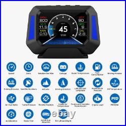 3.5'' HUD Head-up Display OBD2+GPS Car Truck Digital Display Speed Projector