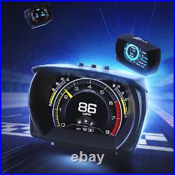 3.5''OBD GPS Incline Meter HUD Racing GPS Instrument Head-up Display Universal