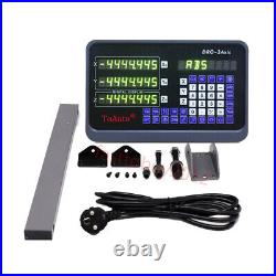 3 Axis Digital Readout DRO kit for bridgeport 350mm+450mm+950mm Linear Scales