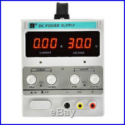 30V 5A DC Power Supply Adjustable Variable Dual Digital Lab Test with LED Display