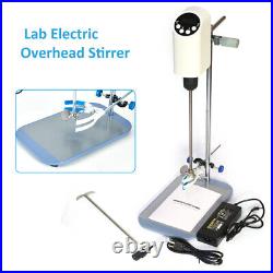40L Lab Electric Overhead Stirrer Mixer Agitator Homogenizer + Digital Display