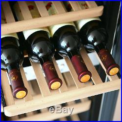43 Bottle Chiller Wine Cooler Refrigerator Dining Bar Wine Shelf Freestanding