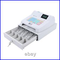 48Key Desktop Electronic Cash Register POS Casher Digital LED Display with Drawer