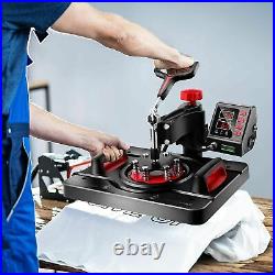 5 in 1 Swing Away Clamshell Printer Sublimation Heat Press Machine Transfer@