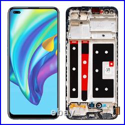 6.43 Original OLED LCD Display Touch Screen Digitizer Frame For Oppo Reno4 Lite