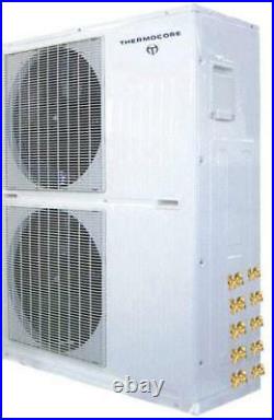 60000 BTU Quint Zone Ductless Mini Split Air Conditioner Heat Pump 12000 x 5