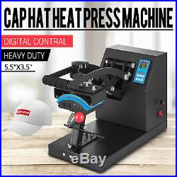 7 x 3.75 Cap Hat Heat Press Transfer Sublimation Machine Steel Frame Digital