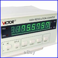 8 Digits LED Display Radio Frequency Counter RF Meter 0.01Hz2.4GHz Professional