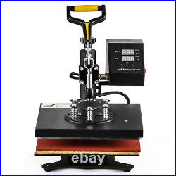 8 in 1 Digital T-Shirt Heat Press Machine Combo Sublimation Transfer Printer DIY