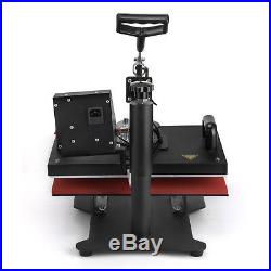 8 in 1 Heat Press Machine For T-Shirts 12x15 Combo Kit Sublimation Swing away