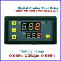 AC 110V 220V Timer Cycling Module Digital Display Time Delay Relay Timing Switch