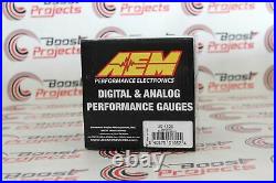 AEM 3 Gauges Combo Set UEGO WideBand A/F Ratio + Turbo Boost + Oil Pressure