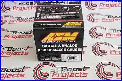 AEM 52MM Digital 0-150psi Oil Pressure Gauge Electrical outputs to data loggers