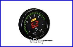 AEM X-Series Pressure Gauge 0100psi/07bar Black Bezel & Oil Faceplate 30-0301