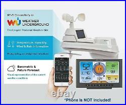 AcuRite Professional 5-in-1 Weather Station with Wi-Fi Color Display 01540SB