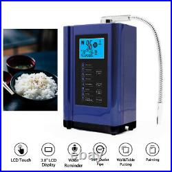 Alkaline Acid Water Ionizer Purifier Filter PH3.5-10.5 LCD Display Auto-cleaning