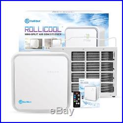 App-Enabled RolliCool Ductless Mini Split Air Conditioner 42dB 10000 BTU AC Unit