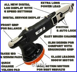 Autojack 150mm Car Polisher DA Pro 6 Speed Digital LED Display Dual Action