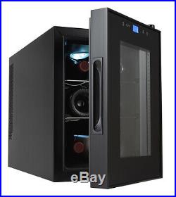 Avanti 6 Bottle Thermoelectric Wine Cooler with Slide-Out Shelves